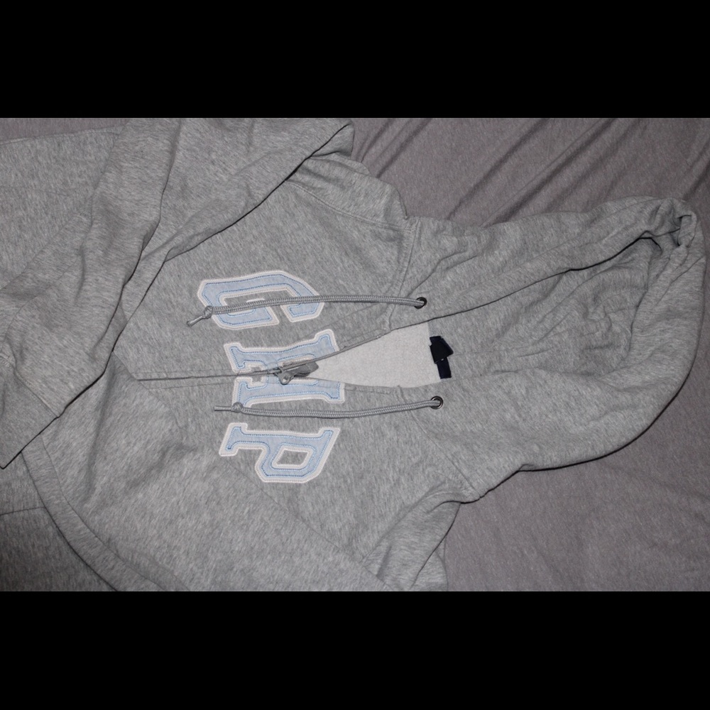 Gap cotton long sleeve jacket with hoodie